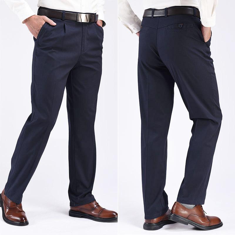 Pants & Shorts | Mens Comfort Stretch Tailored Trousers Clothing Mens