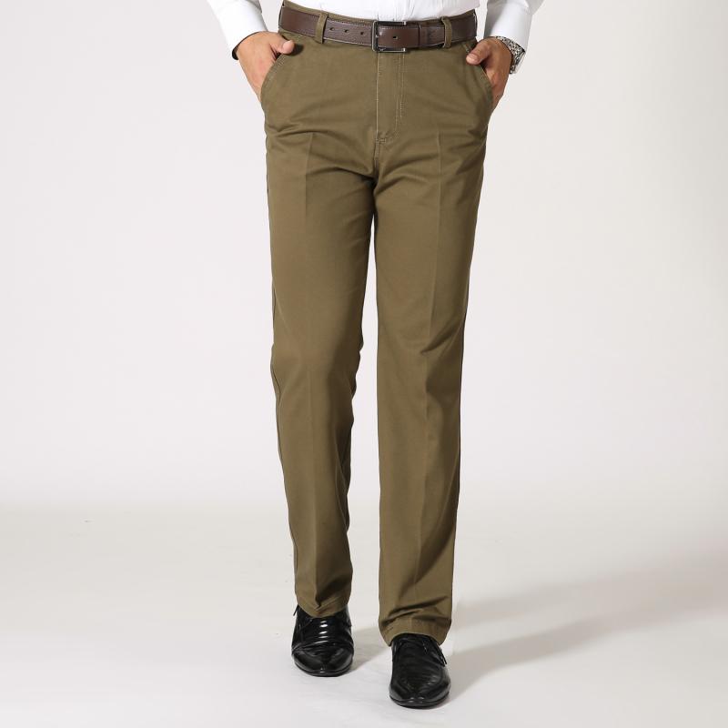 Pants & Shorts | Mens Washed Stretch Regular Trousers Clothing Mens