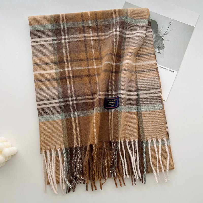 Scarves & Handkerchiefs | Mens Tartan Lambswool Scarf Accessories Mens