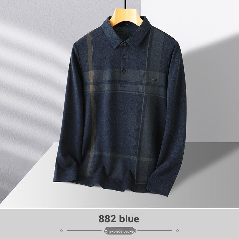 Tops | Mens Blaine Tartan Long-Sleeved Polo Shirt Clothing Mens