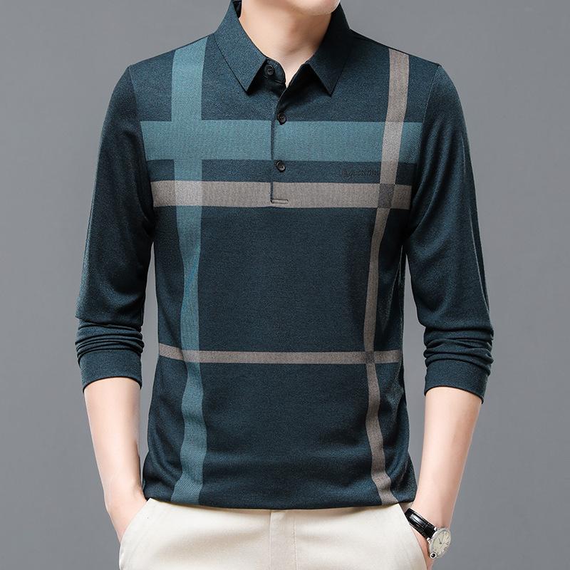 Tops | Mens Blaine Tartan Long-Sleeved Polo Shirt Clothing Mens