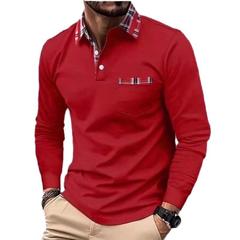 Tops | Mens Corpatch Long-Sleeved Polo Shirt Clothing Mens